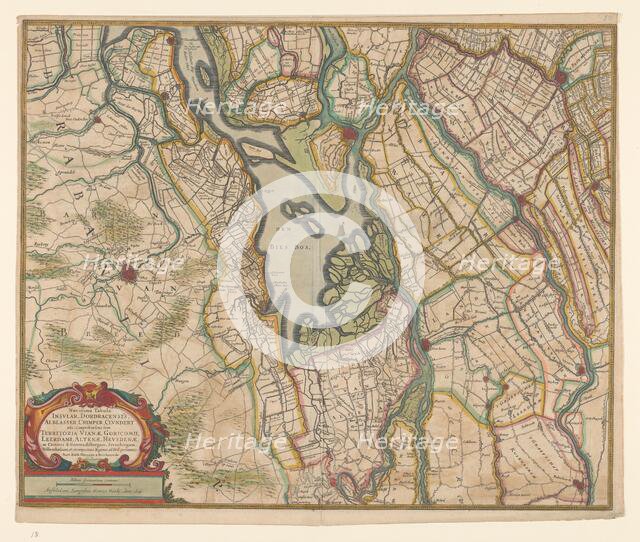 Map of parts of North Brabant, South Holland and Gelderland, 1629. Creator: Balthasar Florisz. van Berckenrode.