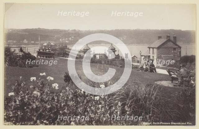 Bangor, Garth Pleasure Grounds and Pier, 1860/94. Creator: Francis Bedford.