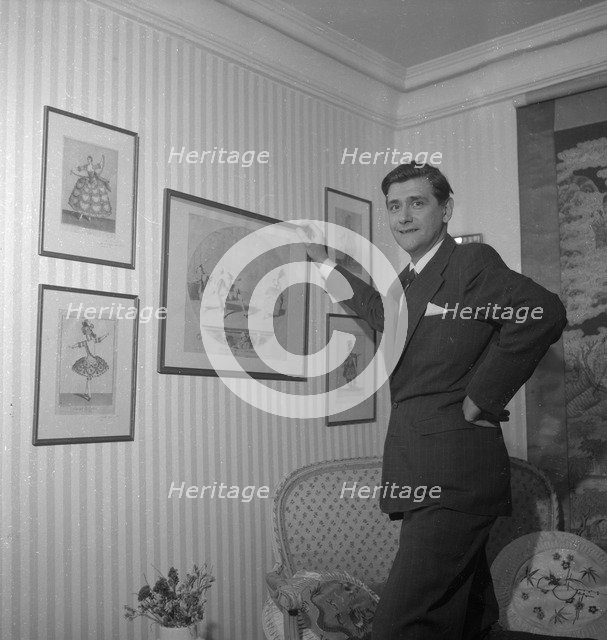 Bengt Häger, founder of the Swedish Dance Museum, Stockholm, Sweden, 1960. Artist: Unknown