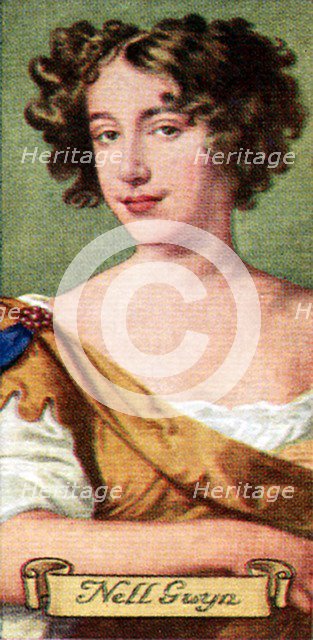 Nell Gwyn, taken from a series of cigarette cards, 1935. Artist: Unknown