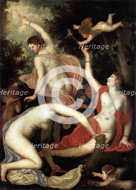 'Graces and Cupid', c1600-1640. Artist: Padovanino