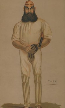 'Cricket', 1877. Creator: Sir Leslie Matthew Ward.
