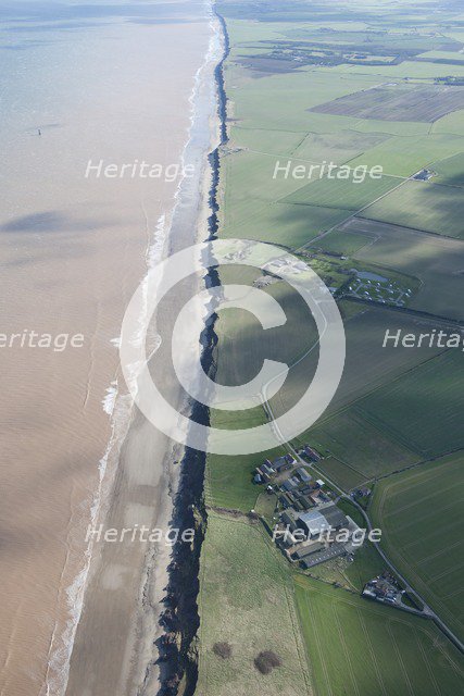Coastal erosion of Aldbrough Cliffs, Aldbrough Sands, East Riding of Yorkshire, 2014. Creator: Historic England Staff Photographer.