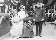 Mrs. F.D. Grant; Mrs. Francis M. Gibson; Mrs. U.S. Grant III; Gen. F.D. Grant, 1911. Creator: Bain News Service.