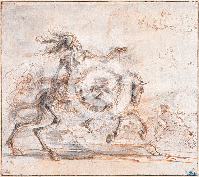 The Death on the Battlefield, Between 1640 and 1650. Artist: Stefano della Bella (1610-1664)