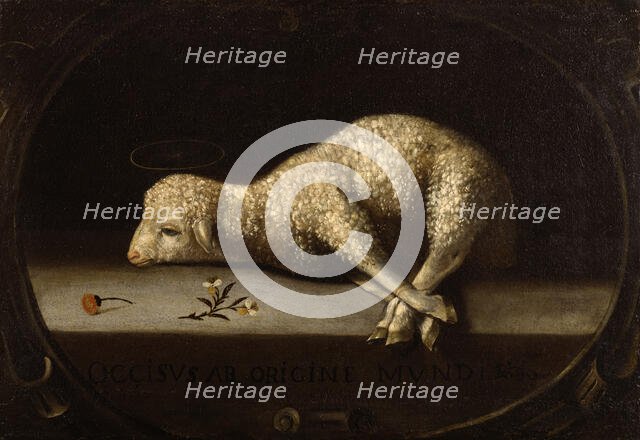 The Sacrificial Lamb, c1670-1684. Creator: Josefa de Ayala.