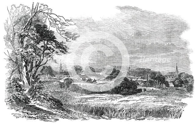 The Village of Schestedt, on the Road from Schleswig to Osterade, 1850. Creator: Unknown.