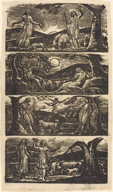 The Pastorals of Virgil, 1821. Creator: William Blake.