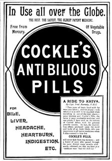 Advertisement for Cockle's Anti Bilious Pills, 1895. Creator: Unknown.