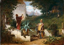 Childhood Friends. Artist: Spitzweg, Carl (1808-1885)