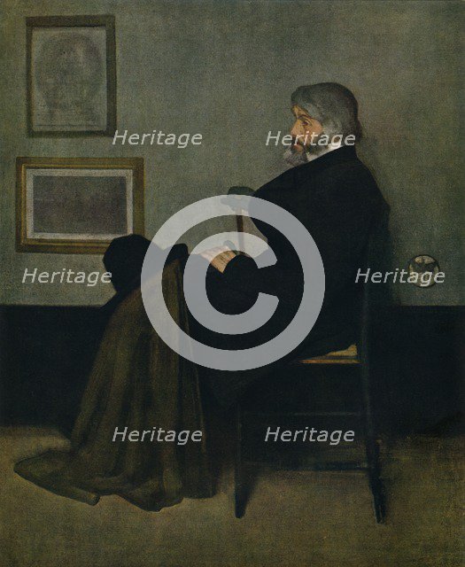 'Arrangement in Grey and Black, No.2: Thomas Carlyle', c1872. Artist: James Abbott McNeill Whistler.