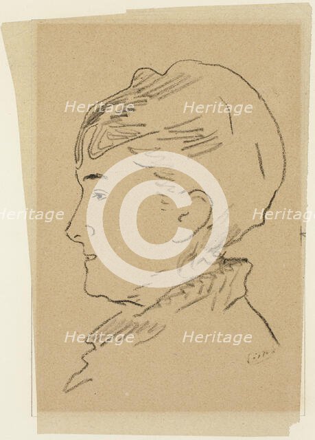 Mademoiselle Isabelle Lemonnier, n.d. Creator: Edouard Manet.