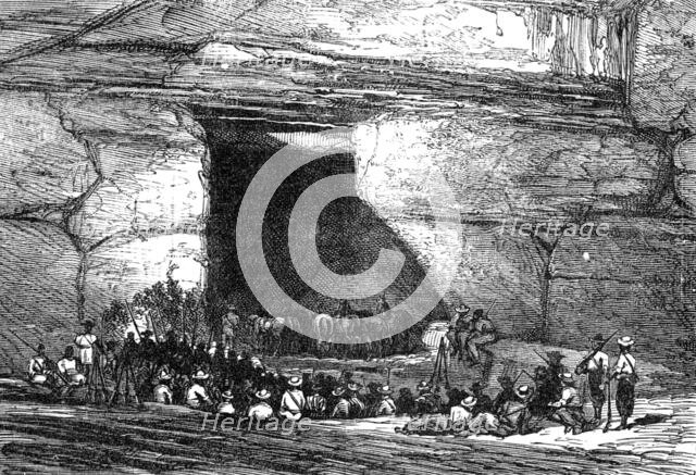 Litlasa's Cave, near Maseru, Basutoland, 1881. Creator: Unknown.