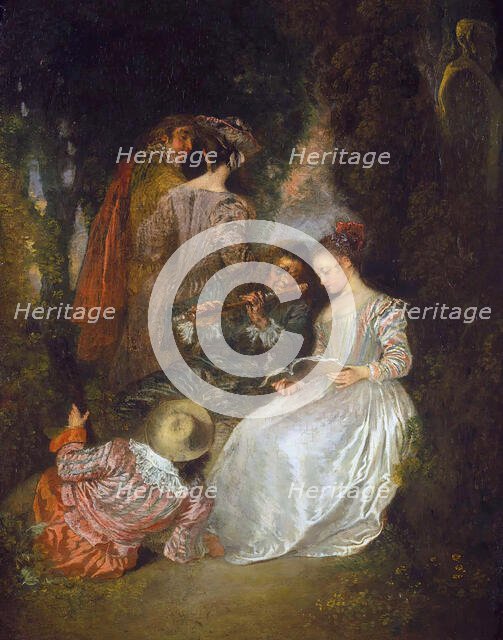 The Perfect Accord, 1719. Creator: Jean-Antoine Watteau.