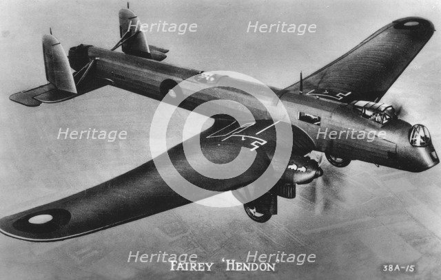 'Fairey Hendon'. Artist: Unknown