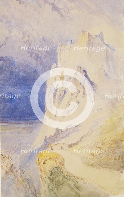 Dumbarton Castle, 1838. Creator: John Ruskin.