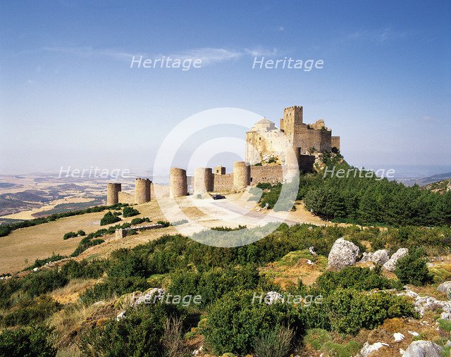 Loarre Castle, a fortress built by King Sancho Ramirez, 11th century.