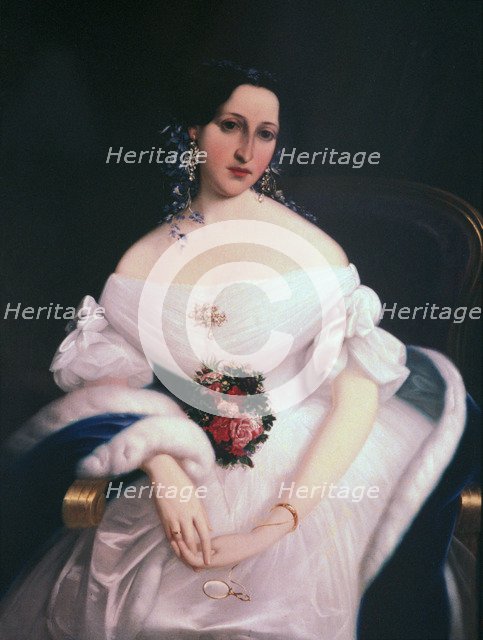 'Luisa Pesjak', c1835. Artist: Mihael Stroj