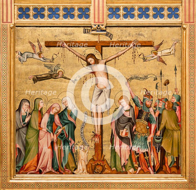 The Crucifixion (Back of the Verdun Altar), c1331. Creator: Master of the back of the Verdun Altar (active ca 1331).