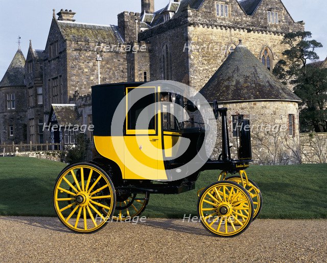 1897 Bersey Electric Taxi. Artist: Unknown