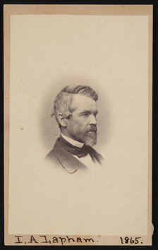 Portrait of Increase Allen Lapham (1811-1875), February 1865. Creator: Hugo Broich.