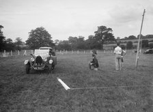 Bugatti Type 40 taking part in the Bugatti Owners Club gymkhana, 5 July 1931. Artist: Bill Brunell.