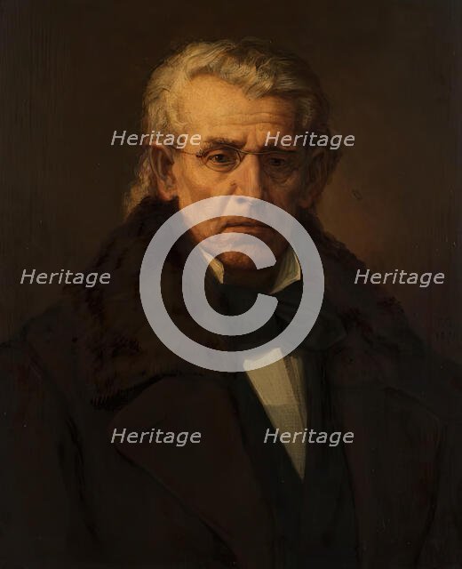 The painter Josef von Führich, 1876. Creator: Christian Griepenkerl.