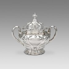 Sugar Bowl and Lid (part of a set), 1900. Creator: Gorham Manufacturing Company.