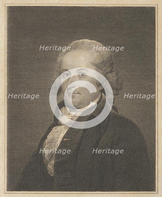 The Poet John Trumbull (1750-1831), 1820., 1820. Creator: Peter Maverick.