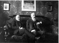 Composers Nikolai Rimsky-Korsakov and Anatoly Lyadov, c. 1903-1906.