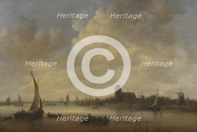 View from Dordrecht, 1655. Creator: Jan van Goyen.