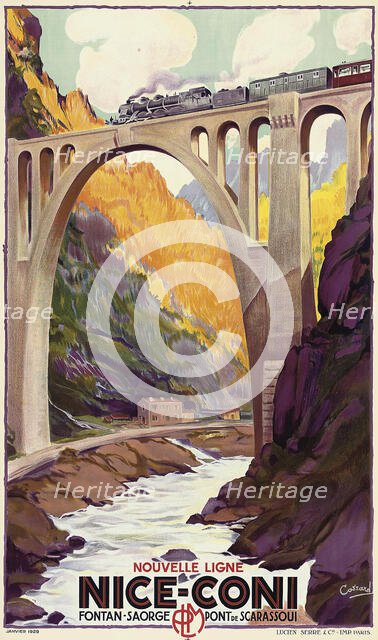 Nice - Coni, 1929. Creator: Cossard, Adolphe (1880-1952).