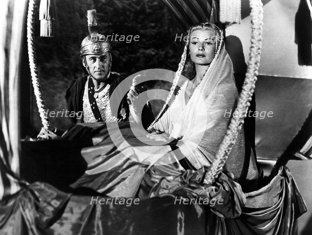 Stewart Granger and Rita Hayworth in Salome, 1953. Artist: Unknown