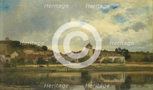 The Village of La Celle-sous-Moret. Creator: Eugène Antoine Samuel Lavieille.