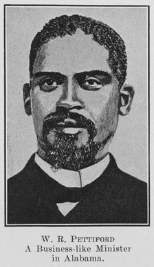 W. R. Pettiford; A business-like Minister in Alabama, 1921. Creator: Unknown.