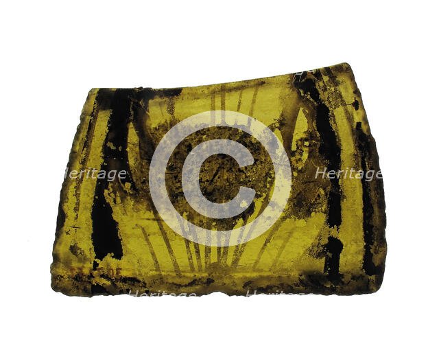 Glass Fragment, European, 15th century (?). Creator: Unknown.