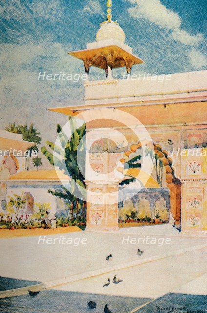'Diwan-I-Khas, Delhi', 1913. Artist: Reginald Barratt.