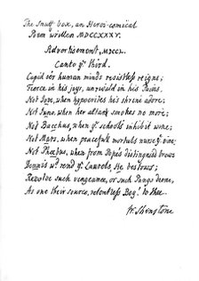 Part of Shenstone's poem, The Snuff Box, 1735, (1840).Artist: William Shenstone