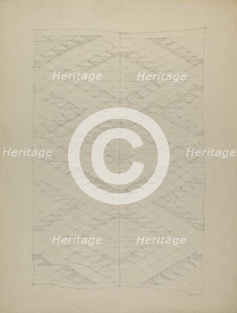 Textile, 1935/1942. Creator: Unknown.