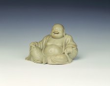 Soapstone laughing Buddha, Qing dynasty, China, late 17th-18th century. Artist: Unknown