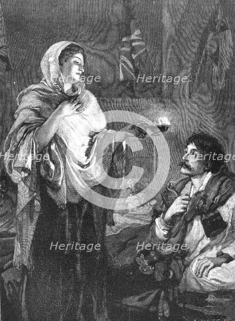 'The Lady with the Lamp', c1880. Artist: Unknown