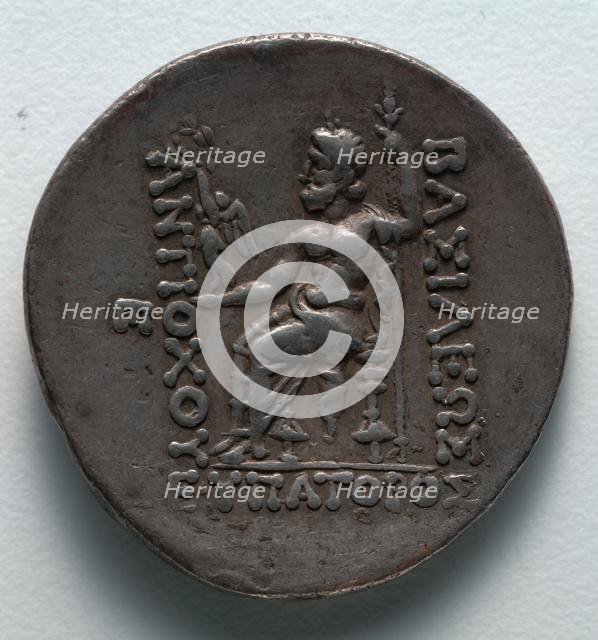 Tetradrachm: Zeus (reverse), 164-162 BC. Creator: Unknown.