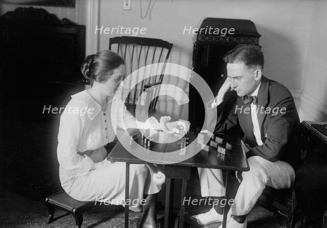 Elliott Shaw & wife, between c1915 and c1920. Creator: Bain News Service.