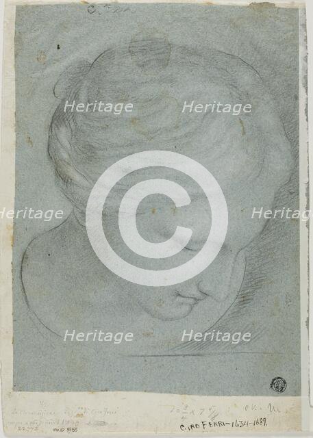 Sculpted Female Head, n.d. Creator: Ciro Ferri.