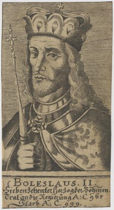 Boleslaus II the Pious, Duke of Bohemia. Creator: Anonymous.
