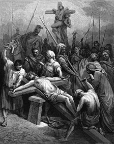 'Crucifixion', 1866. Artist: Gustave Doré