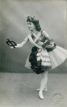 Matilda Kschessinska as Esmeralda in the Ballet "La Esmeralda" by C. Pugni und J. Perrot, 1906-1911. Creator: Fischer, Karl August (1859-after 1923).