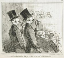 Le triomphe du sucre d'orge, 1855. Creator: Honore Daumier.