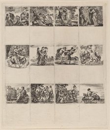 Mythological Playing Cards, 1644. Creator: Stefano della Bella.