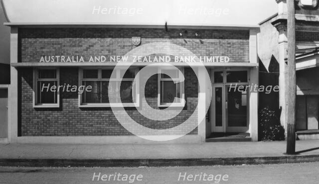 ANZ Bank, Formerly - Bank of Australasia, Childers, Queensland, 1955. Creator: Jack Bain.